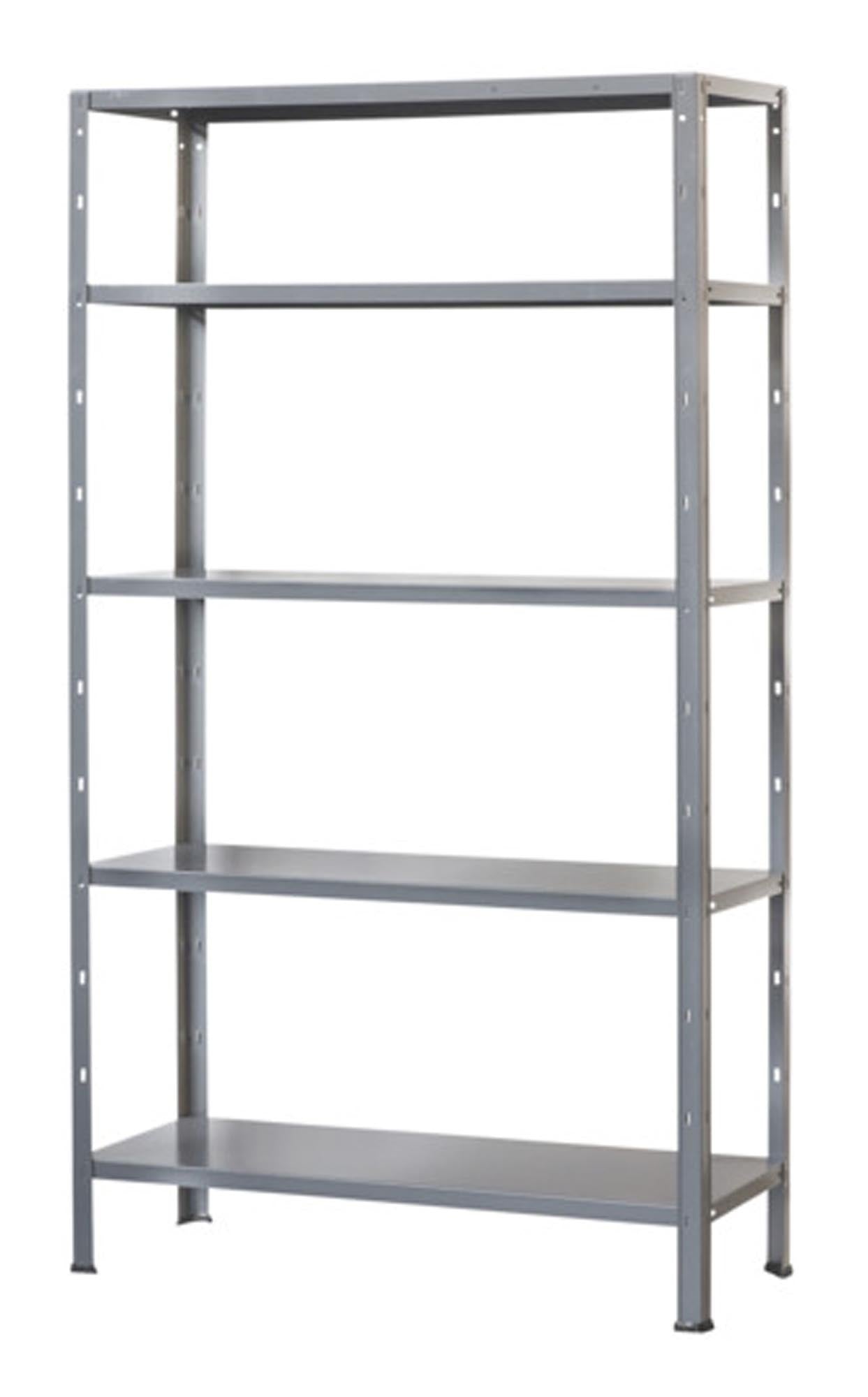 Entdecken Sie das IRONSIDE Steckregal IR120 (194x100x40 cm) – robust, einfach montierbar und ideal für Werkstatt, Garage und Haushalt.