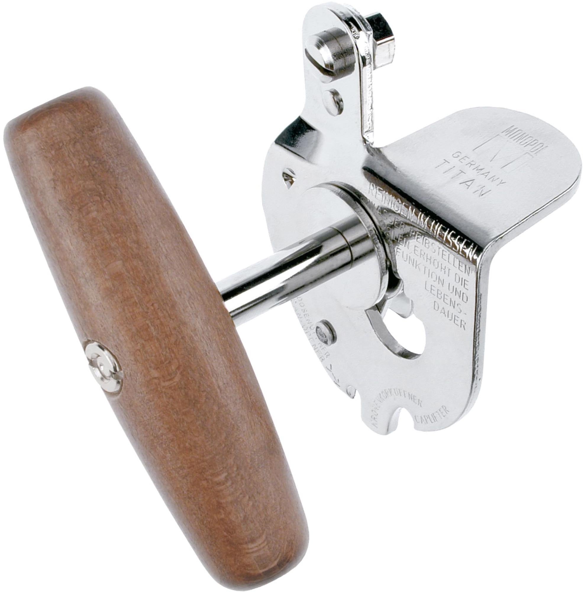 Entdecken Sie den Profidosenöffner Titan von Westmark: robust, handlich und ästhetisch. Ideal für jede Küche, langlebig und einfach zu bedienen.