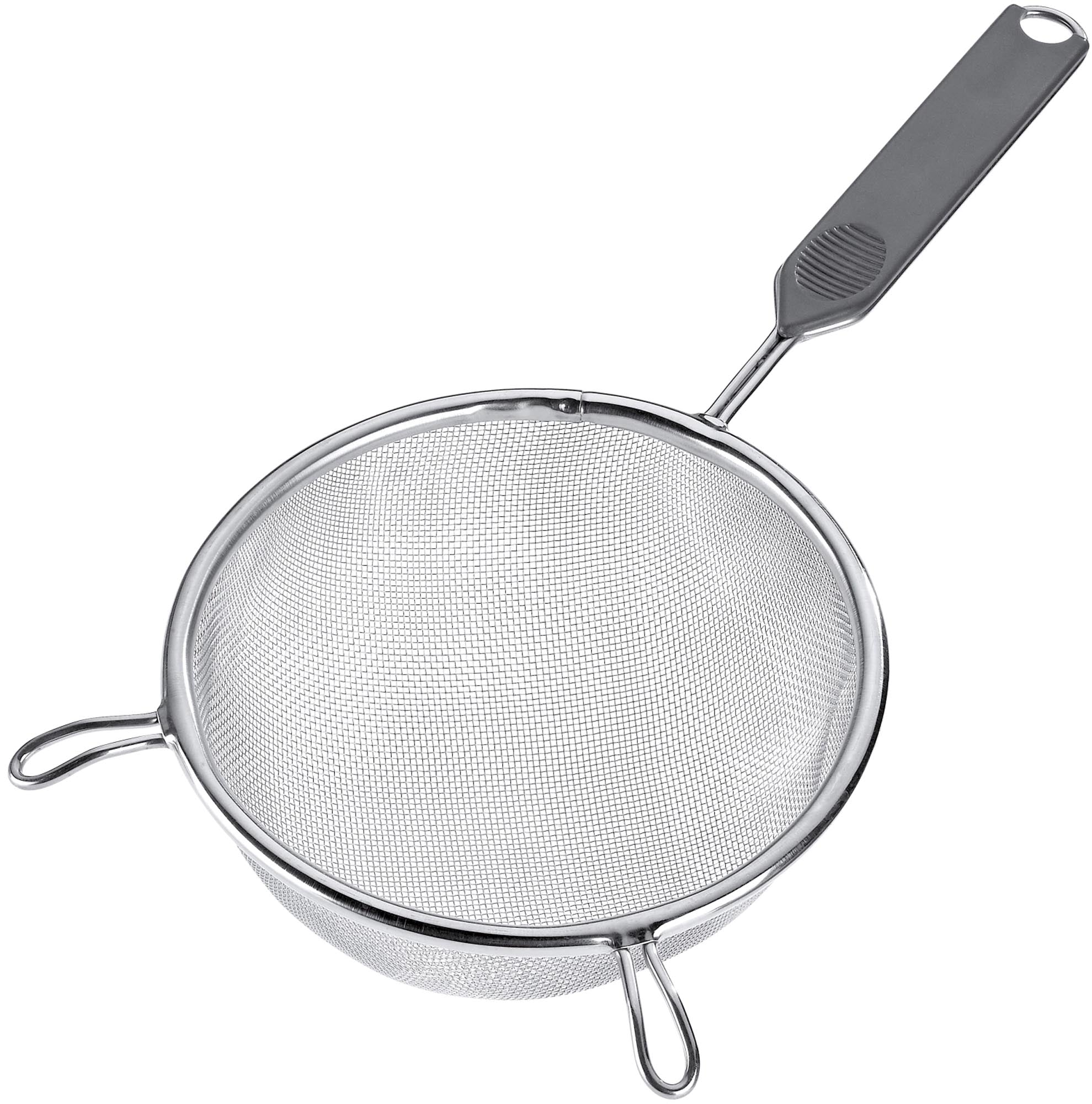 Entdecken Sie das Westmark Haushaltssieb Traditionell, D10, 27x10x4cm. Rostfreies Edelstahl, ergonomisches Design, ideal zum Abseihen von Gemüse, Obst und Pasta.