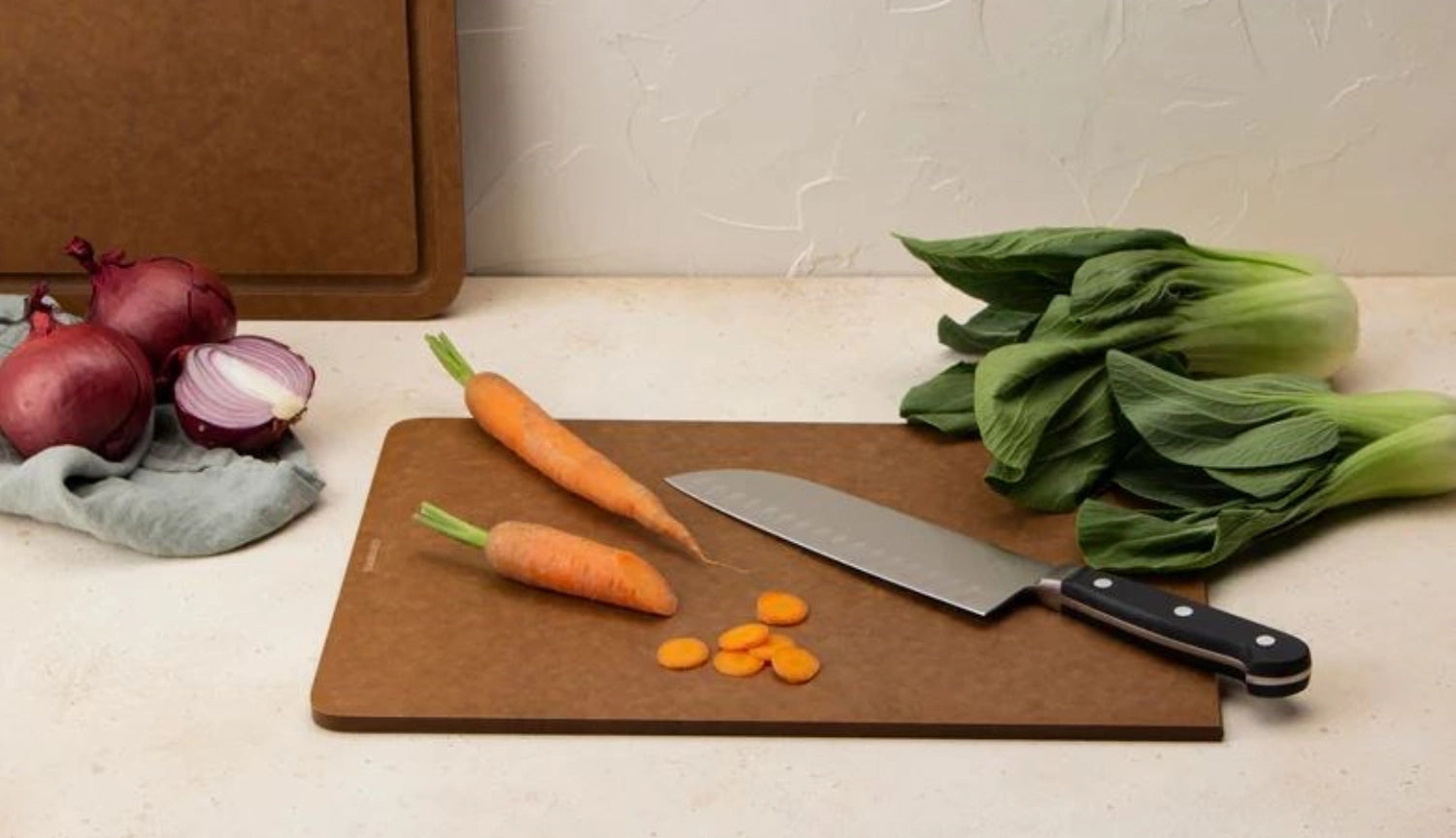 Planche à découper Duracore m.Saftrille, braun 44x29,8x0,9cm