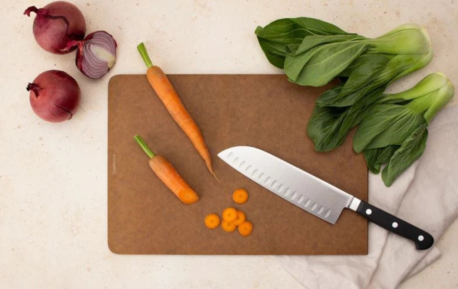 Planche à découper Duracore m.Saftrille, braun 44x29,8x0,9cm