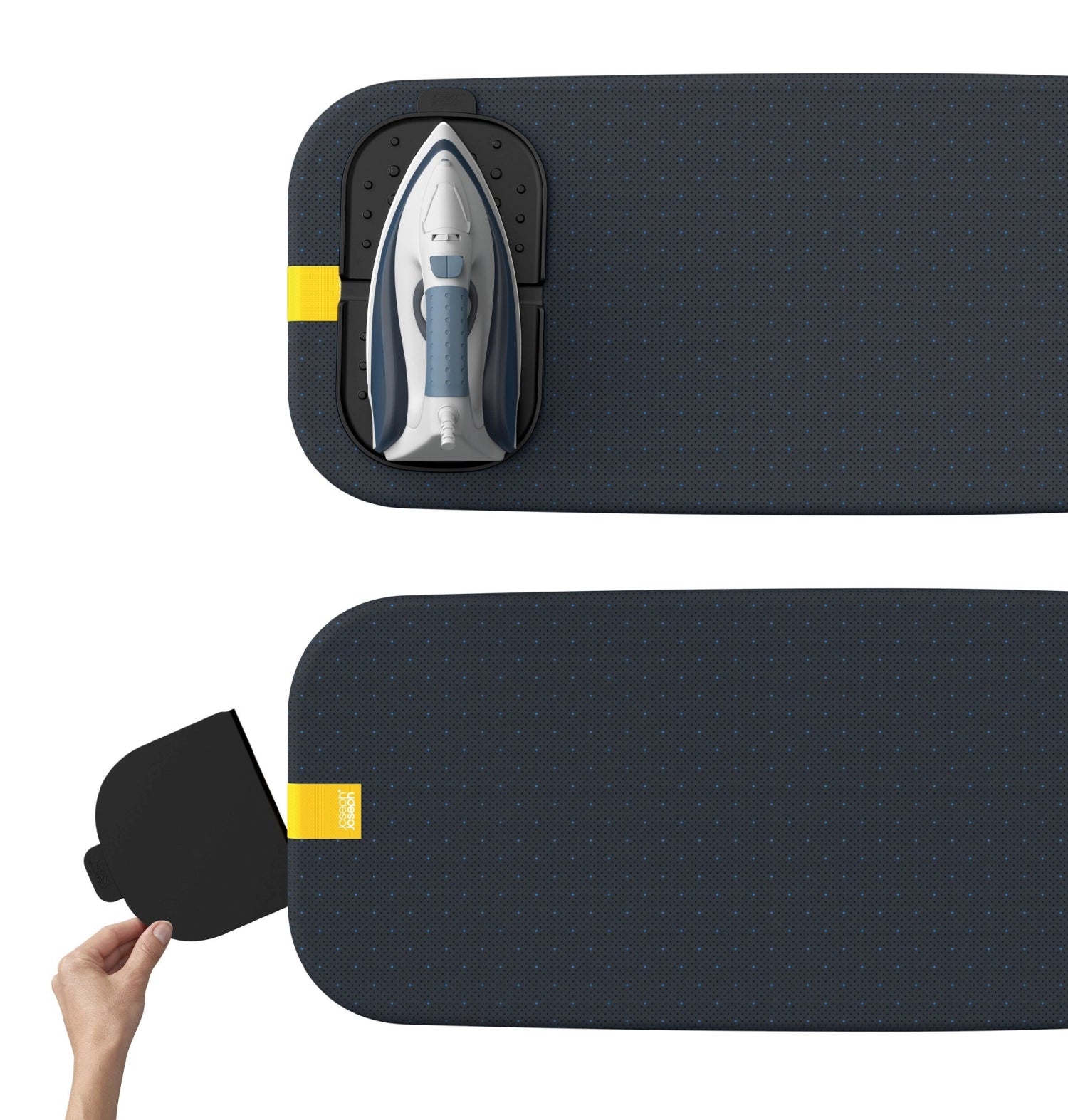 Glide Compact Plus Bügelbrett Schwarz/Blau