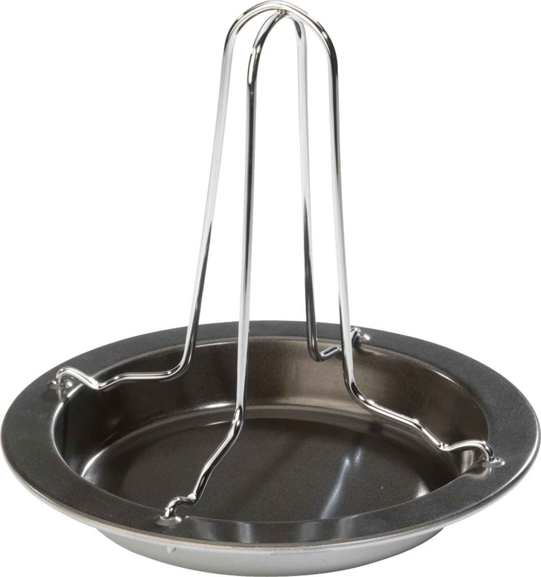 Entdecken Sie den Hähnchengriller von Westmark (21x21x21 cm) aus hochwertigem Edelstahl. Perfekt für saftiges, knuspriges Hähnchen auf Grill oder im Ofen!