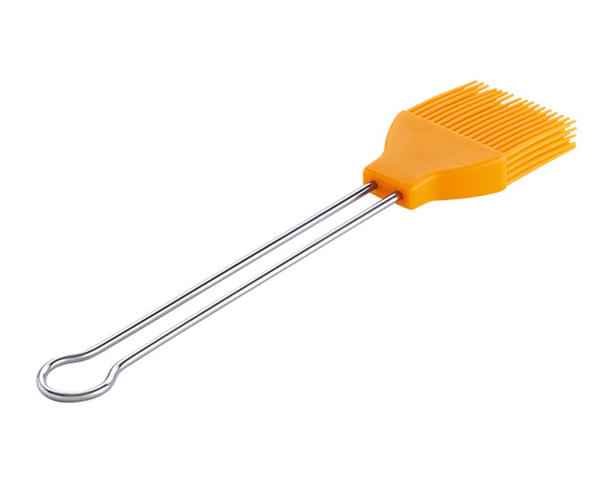 Entdecken Sie den LOTUSGRILL Marinierpinsel aus hitzebeständigem Silikon in Orange. Perfekt für Marinaden, Saucen und Öle. Ergonomisch, spülmaschinenfest und ideal für Grillmeister!
