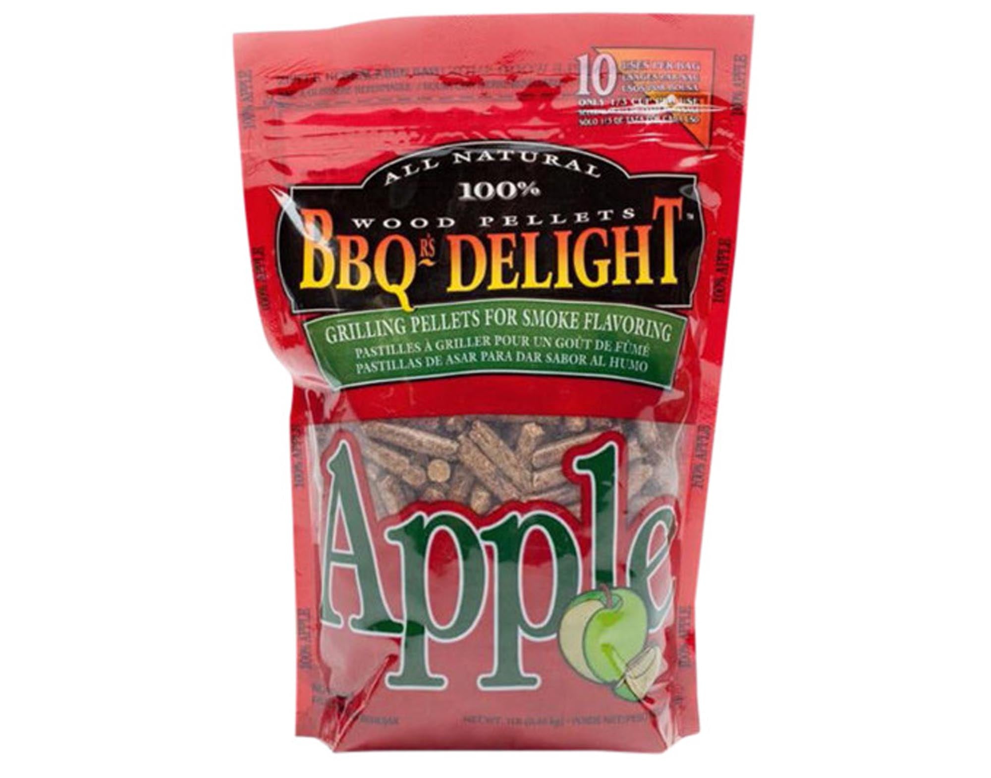 BBQR'S DELIGHT Pellets Apple 450 g in präsentiert im Onlineshop von KAQTU Design AG. Grillzubehör ist von BBQ DELIGHT