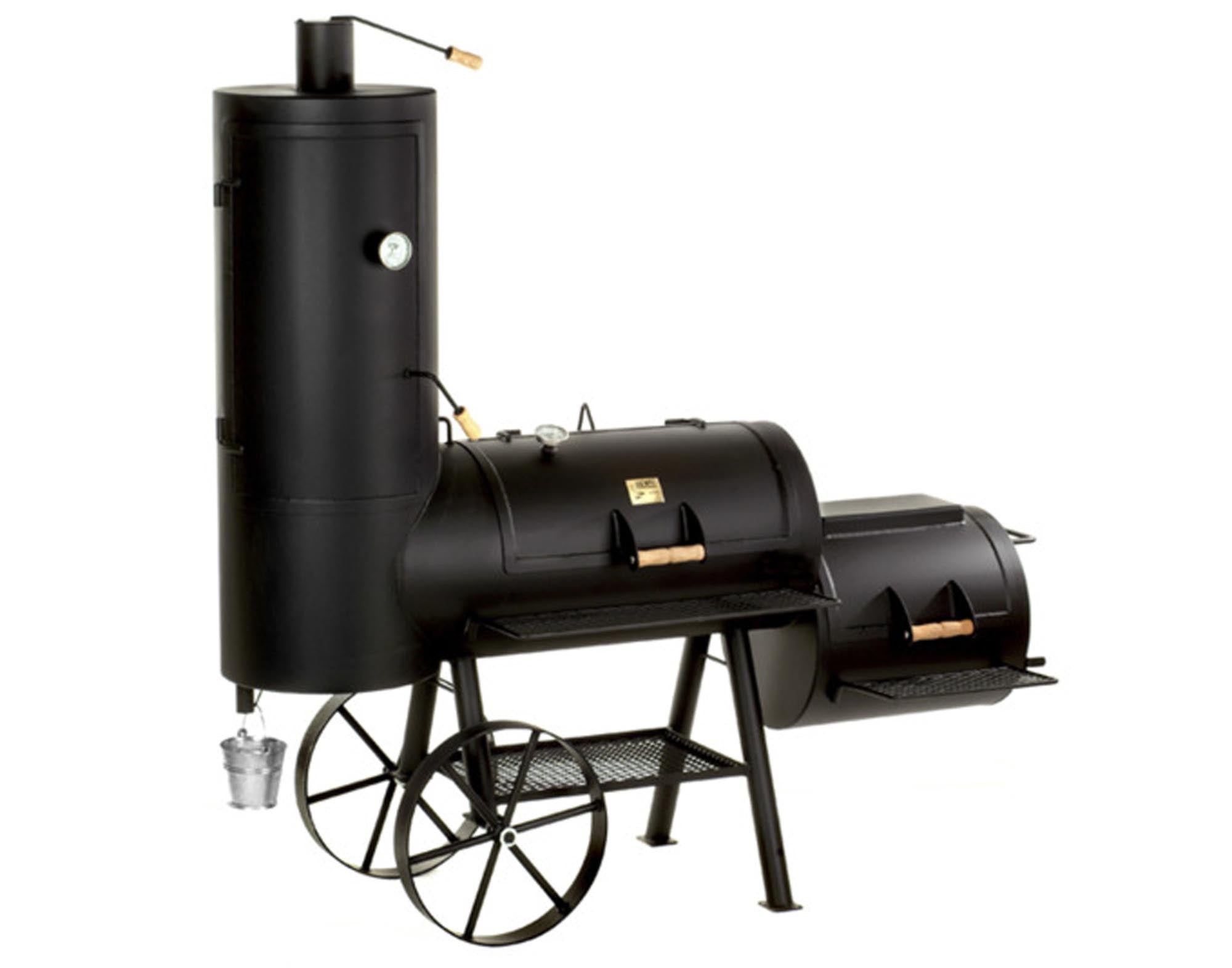 Entdecken Sie den JOE'S BARBEQUE SMOKER Chuckwagon 20" – ideal für authentisches BBQ, mit robuster Bauweise, präziser Temperaturkontrolle und unvergesslichen Geschmackserlebnissen.