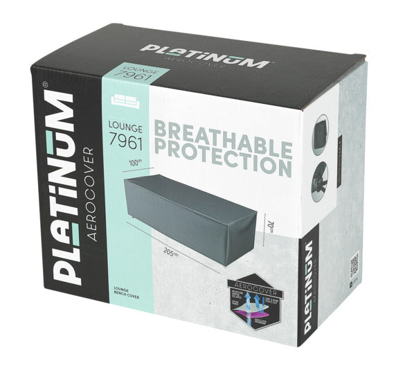 PLATINUM AEROCOVER Schutzhülle Lounge Bank XL 250x100x70 cm in präsentiert im Onlineshop von KAQTU Design AG. Gartenmöbelabdeckung ist von PLATINUM AEROCOVER