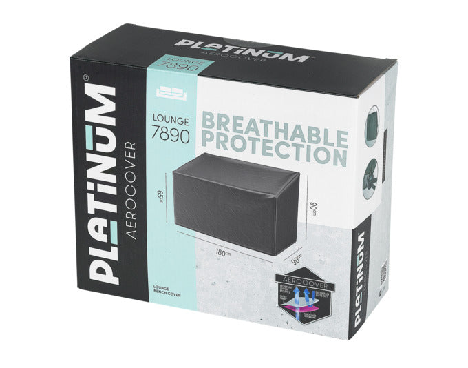 PLATINUM AEROCOVER Schutzhülle Lounge Bank XL 250x100x70 cm in präsentiert im Onlineshop von KAQTU Design AG. Gartenmöbelabdeckung ist von PLATINUM AEROCOVER