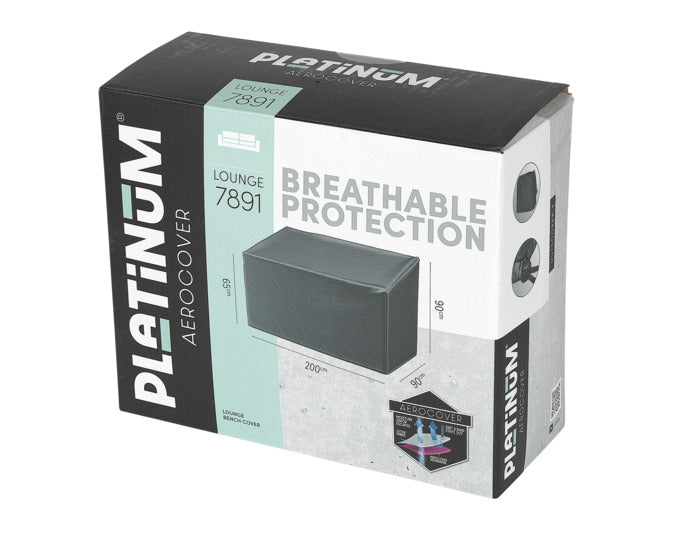 PLATINUM AEROCOVER Schutzhülle Lounge Bank XL 250x100x70 cm in präsentiert im Onlineshop von KAQTU Design AG. Gartenmöbelabdeckung ist von PLATINUM AEROCOVER