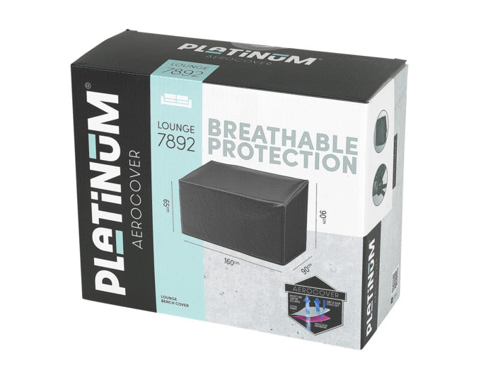 PLATINUM AEROCOVER Schutzhülle Lounge Bank XL 250x100x70 cm in präsentiert im Onlineshop von KAQTU Design AG. Gartenmöbelabdeckung ist von PLATINUM AEROCOVER
