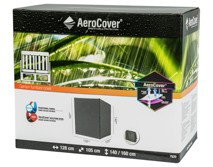 PLATINUM AEROCOVER Schutzhülle Strandkorb 128x105x140/160 cm in präsentiert im Onlineshop von KAQTU Design AG. Gartenmöbelabdeckung ist von PLATINUM AEROCOVER