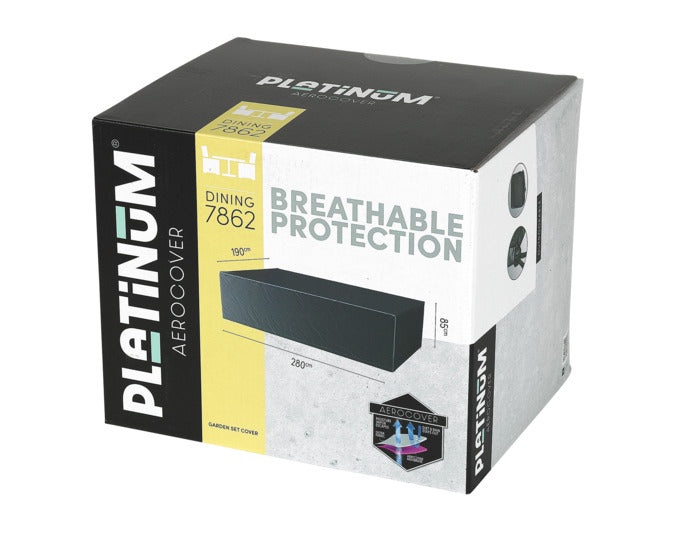 PLATINUM AEROCOVER Schutzhülle Sitzgruppe 340x190x85 cm in präsentiert im Onlineshop von KAQTU Design AG. Gartenmöbelabdeckung ist von PLATINUM AEROCOVER
