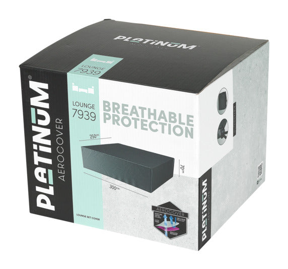 PLATINUM AEROCOVER Schutzhülle Lounge 270x210x70 cm in präsentiert im Onlineshop von KAQTU Design AG. Gartenmöbelabdeckung ist von PLATINUM AEROCOVER