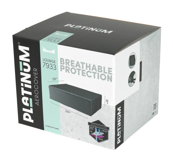 PLATINUM AEROCOVER Schutzhülle Lounge 270x210x70 cm in präsentiert im Onlineshop von KAQTU Design AG. Gartenmöbelabdeckung ist von PLATINUM AEROCOVER