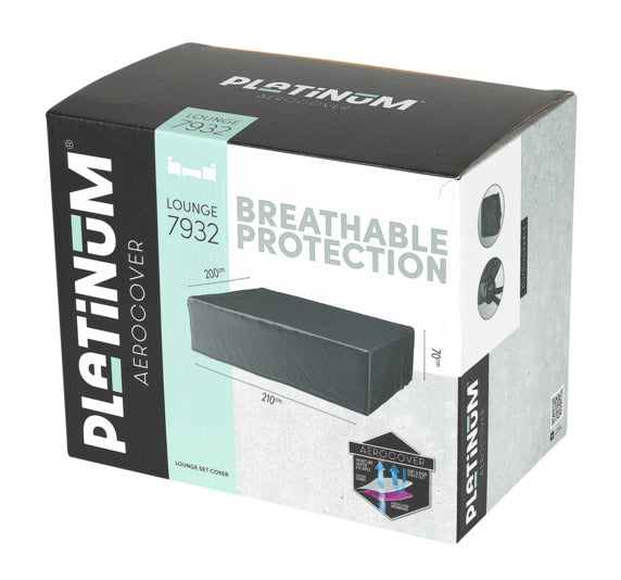 PLATINUM AEROCOVER Schutzhülle Lounge 270x210x70 cm in präsentiert im Onlineshop von KAQTU Design AG. Gartenmöbelabdeckung ist von PLATINUM AEROCOVER
