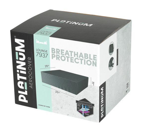PLATINUM AEROCOVER Schutzhülle Lounge 270x210x70 cm in präsentiert im Onlineshop von KAQTU Design AG. Gartenmöbelabdeckung ist von PLATINUM AEROCOVER