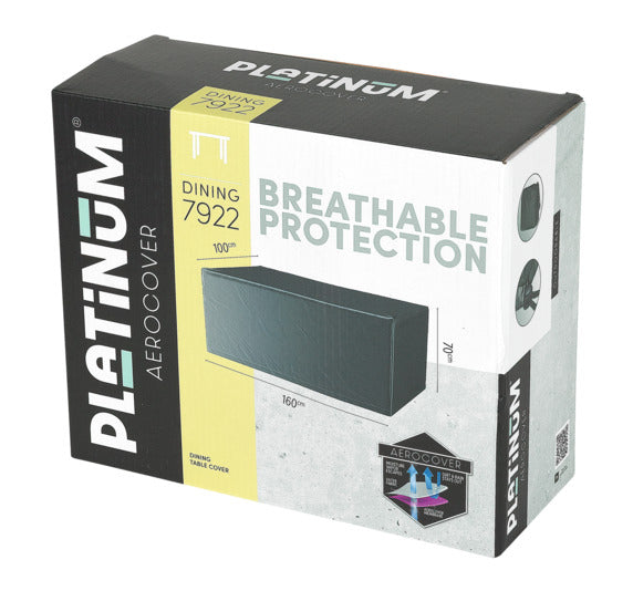 PLATINUM AEROCOVER Schutzhülle Tisch 180x110x70 cm in präsentiert im Onlineshop von KAQTU Design AG. Gartenmöbelabdeckung ist von PLATINUM AEROCOVER