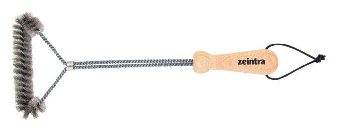 ZEINTRA Grillbürste Turbo Stahl 410x180 mm in präsentiert im Onlineshop von KAQTU Design AG. Grillzubehör ist von ZEINTRA