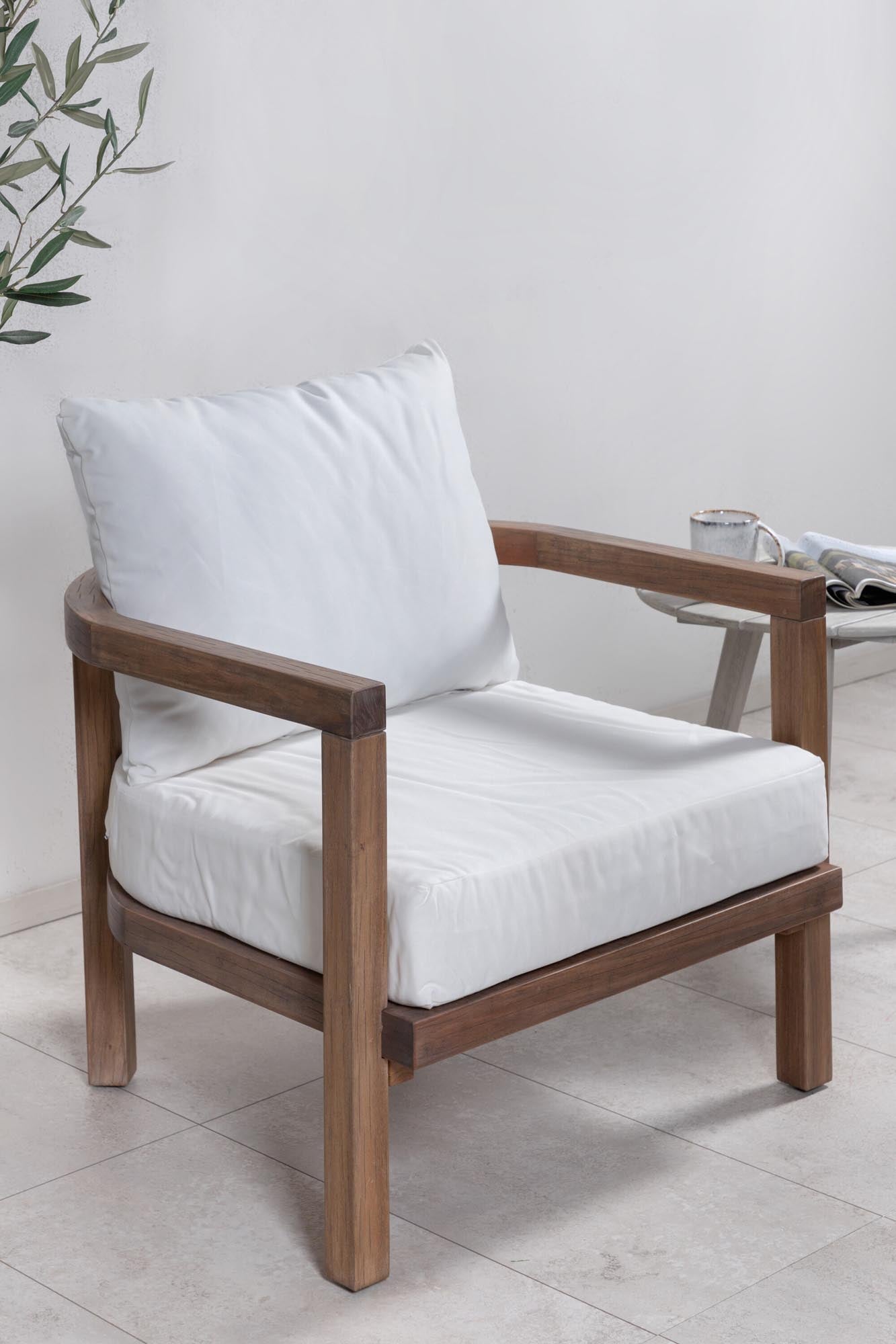 Erica Sessel in Braun präsentiert im Onlineshop von KAQTU Design AG. Outdoor-Sessel ist von Venture Home