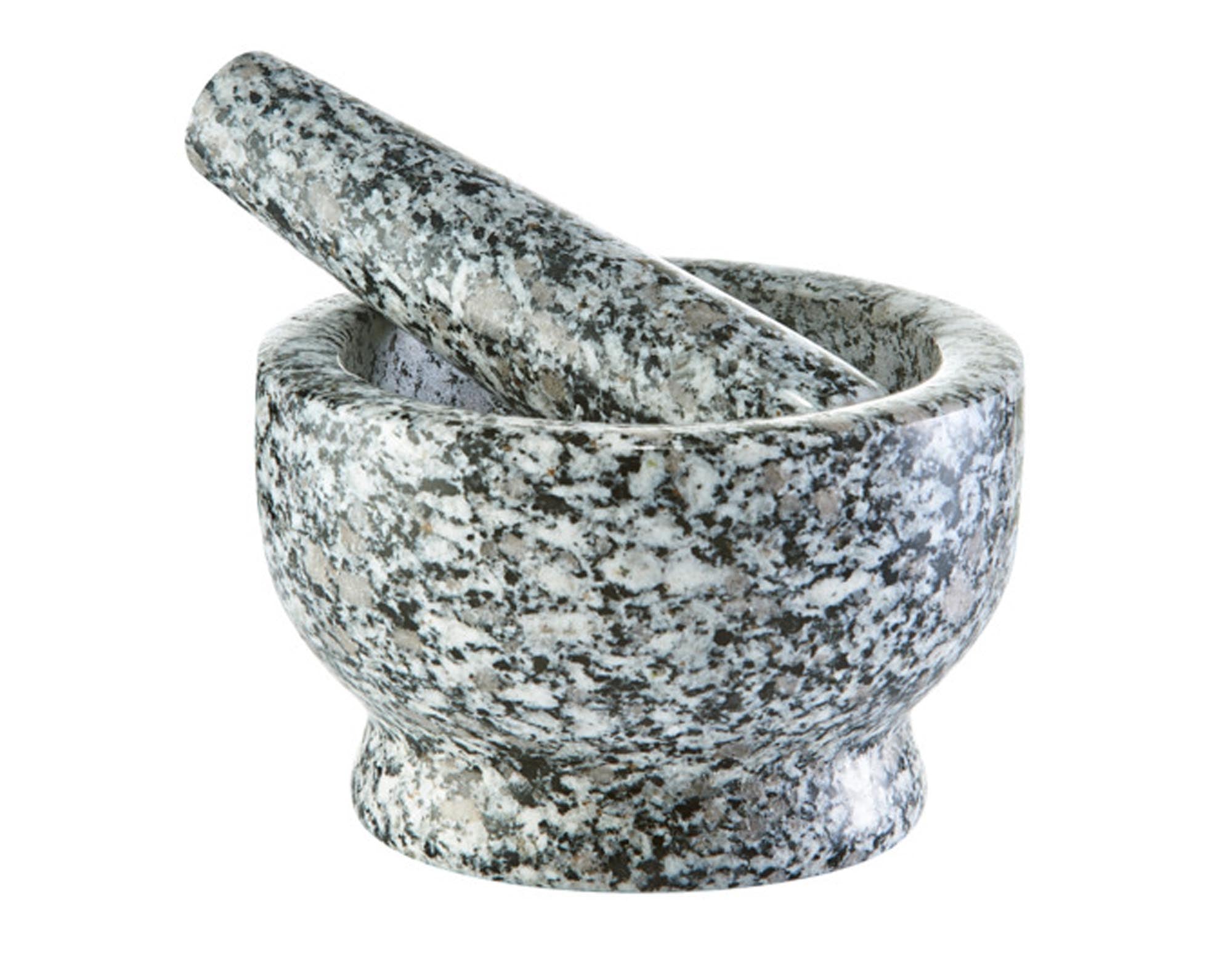 ZELLER Mörser mit Stössel Granit grau ø 9x6.5 cm in präsentiert im Onlineshop von KAQTU Design AG. Küchenhelfer ist von ZELLER PRESENT