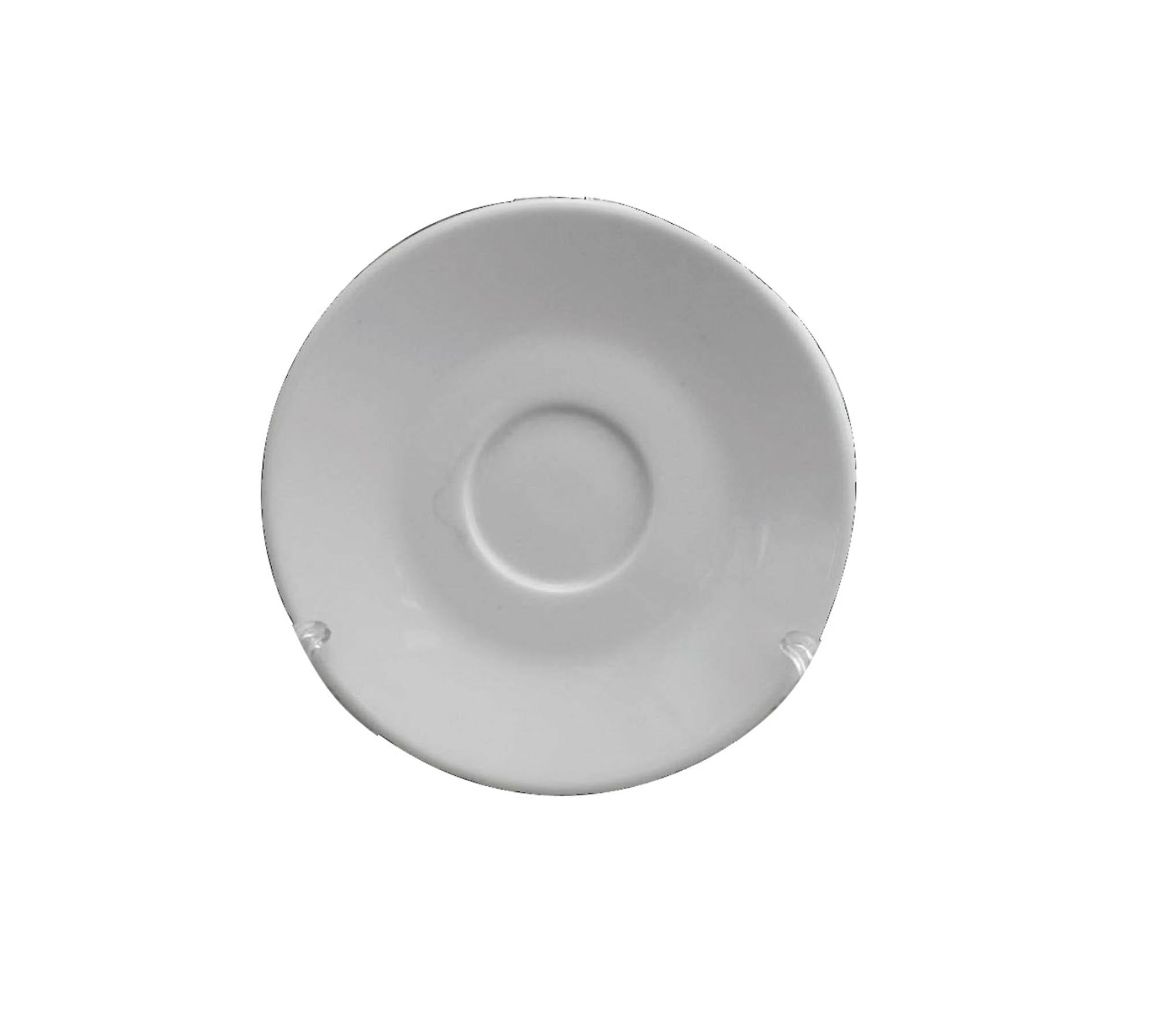 Vesuvio Espresso Untertasse 12cm in Weiss präsentiert im Onlineshop von KAQTU Design AG. Tasse ist von Lagotto