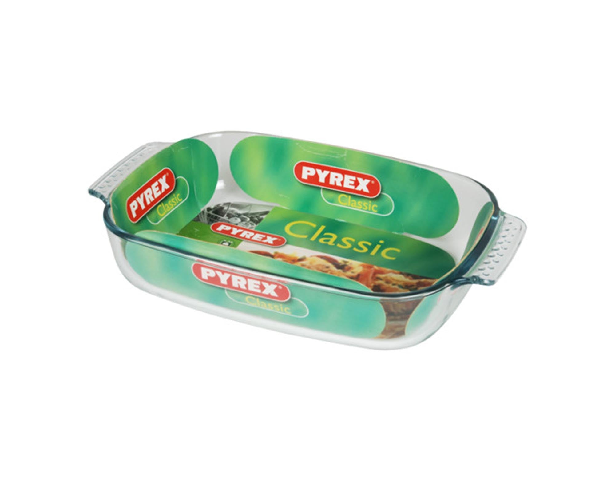 Entdecken Sie den PYREX Bräter ohne Deckel aus Glas (30x20 cm) – hitzebeständig, kratzfest und ideal für Braten, Aufläufe und Desserts.