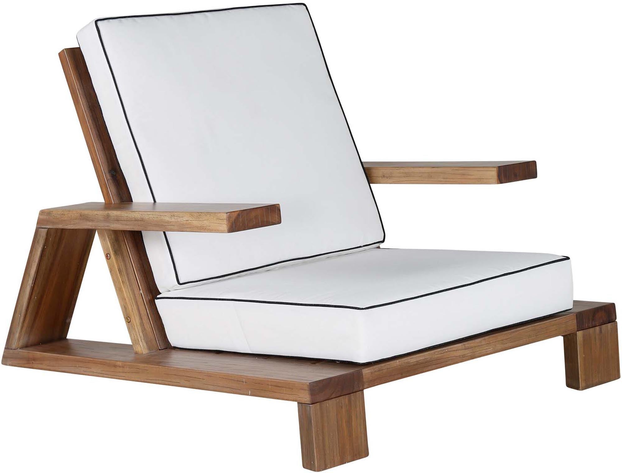 Daria Lounge Chair in Braun präsentiert im Onlineshop von KAQTU Design AG. Outdoor-Sessel ist von Venture Home