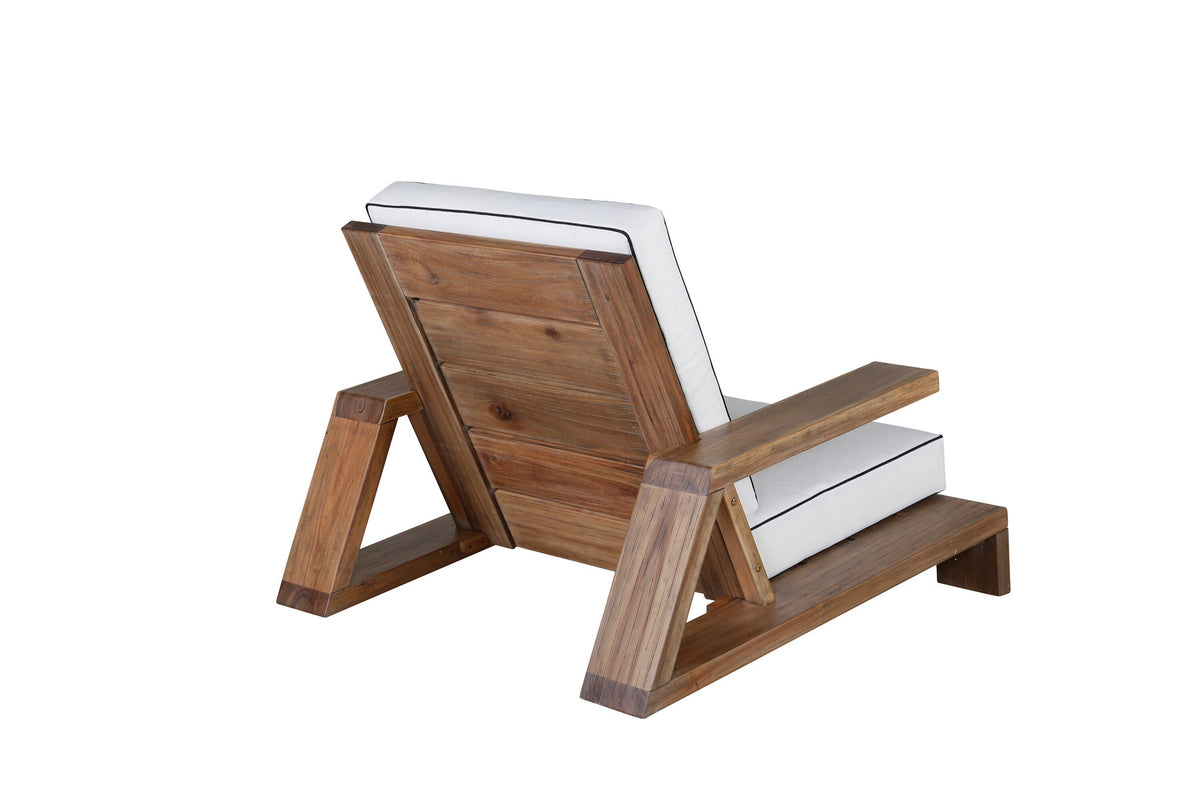Daria Lounge Chair in Braun präsentiert im Onlineshop von KAQTU Design AG. Outdoor-Sessel ist von Venture Home