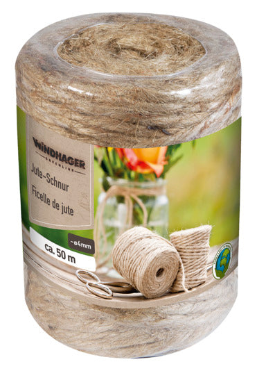 WINDHAGER Juteschnur 4 mm 50 m natur in präsentiert im Onlineshop von KAQTU Design AG. Gartenutensilien ist von WINDHAGER