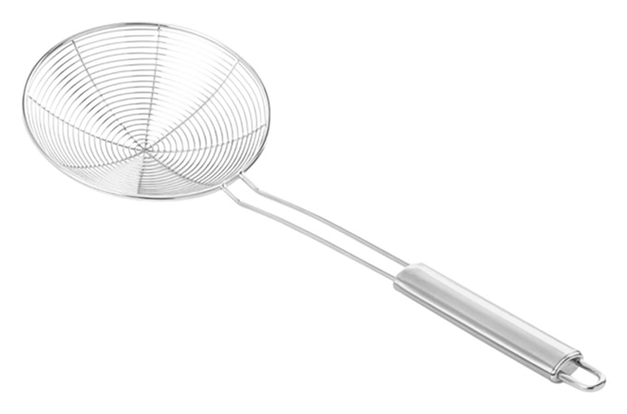 EVA Schaumlöffel Inox ø 14 cm: Hochwertiger Edelstahl, ergonomisch, hygienisch, ideal zum Abschöpfen von Schaum und Fett in der Küche.