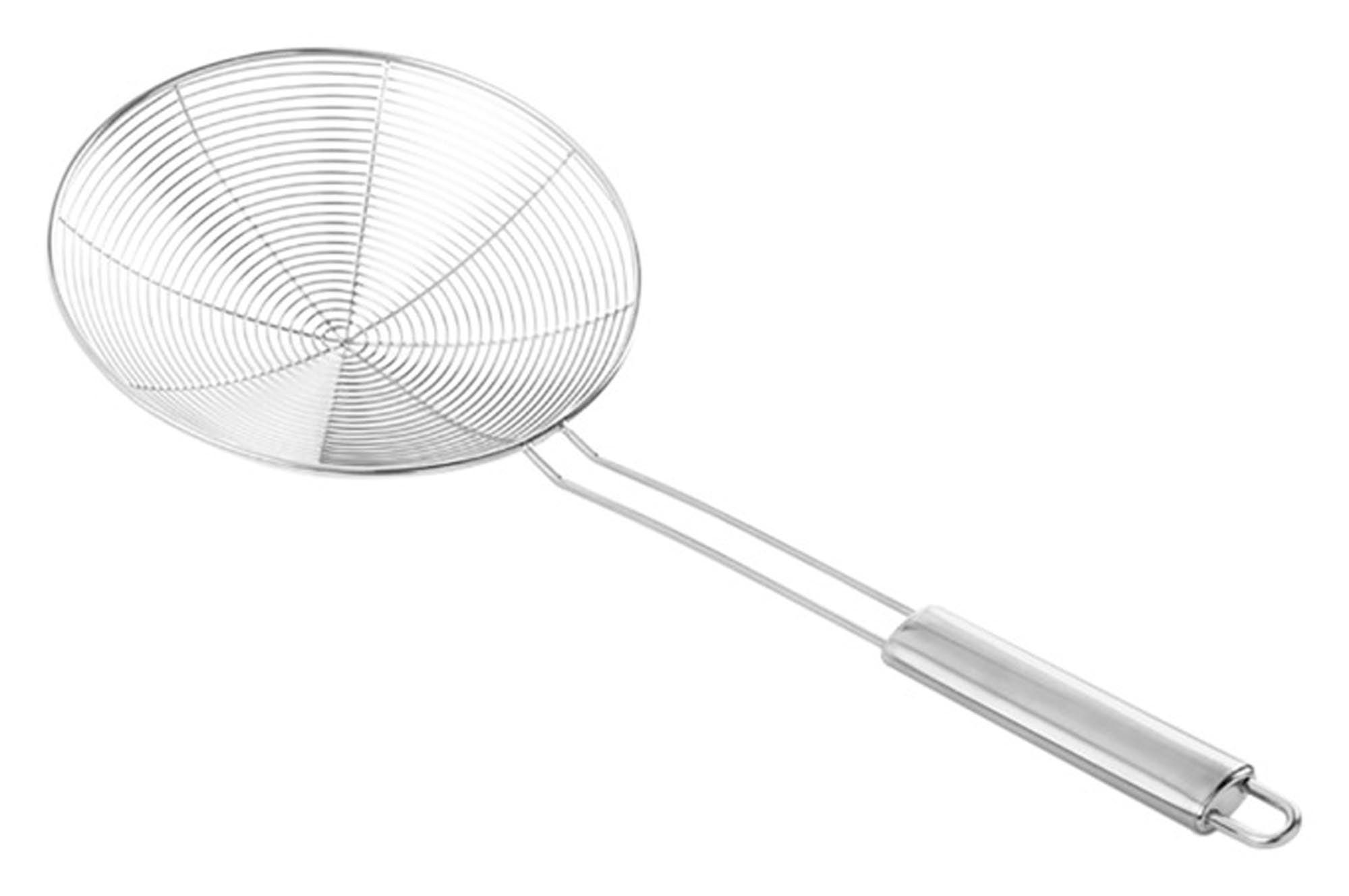 Entdecken Sie den hochwertigen EVA Schaumlöffel Inox ø 18 cm – ideal zum Abschöpfen von Schaum und Fett in Suppen und Saucen. Hygienisch, langlebig und ergonomisch.