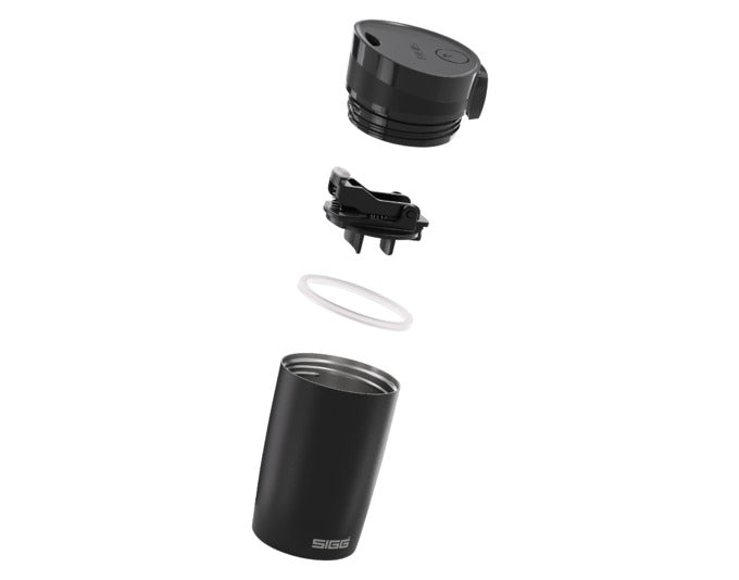 Entdecken Sie den SIGG Thermomug Miracle black touch 0.27 l – stilvoll, isoliert und perfekt für unterwegs. Genießen Sie Ihre Getränke heiß oder kalt!