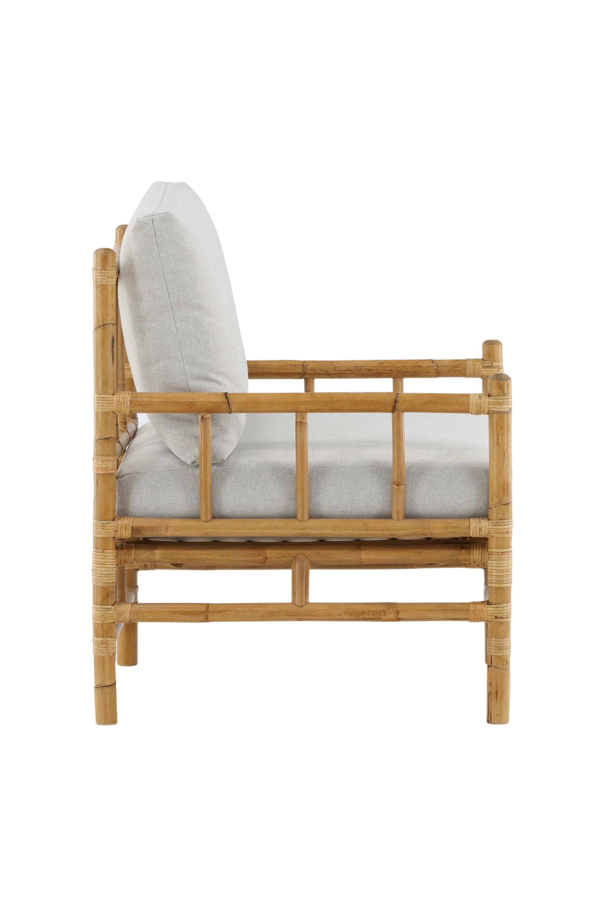 Cane Sofa Sessel in Hellgrau präsentiert im Onlineshop von KAQTU Design AG. Outdoor-Sessel ist von Venture Home