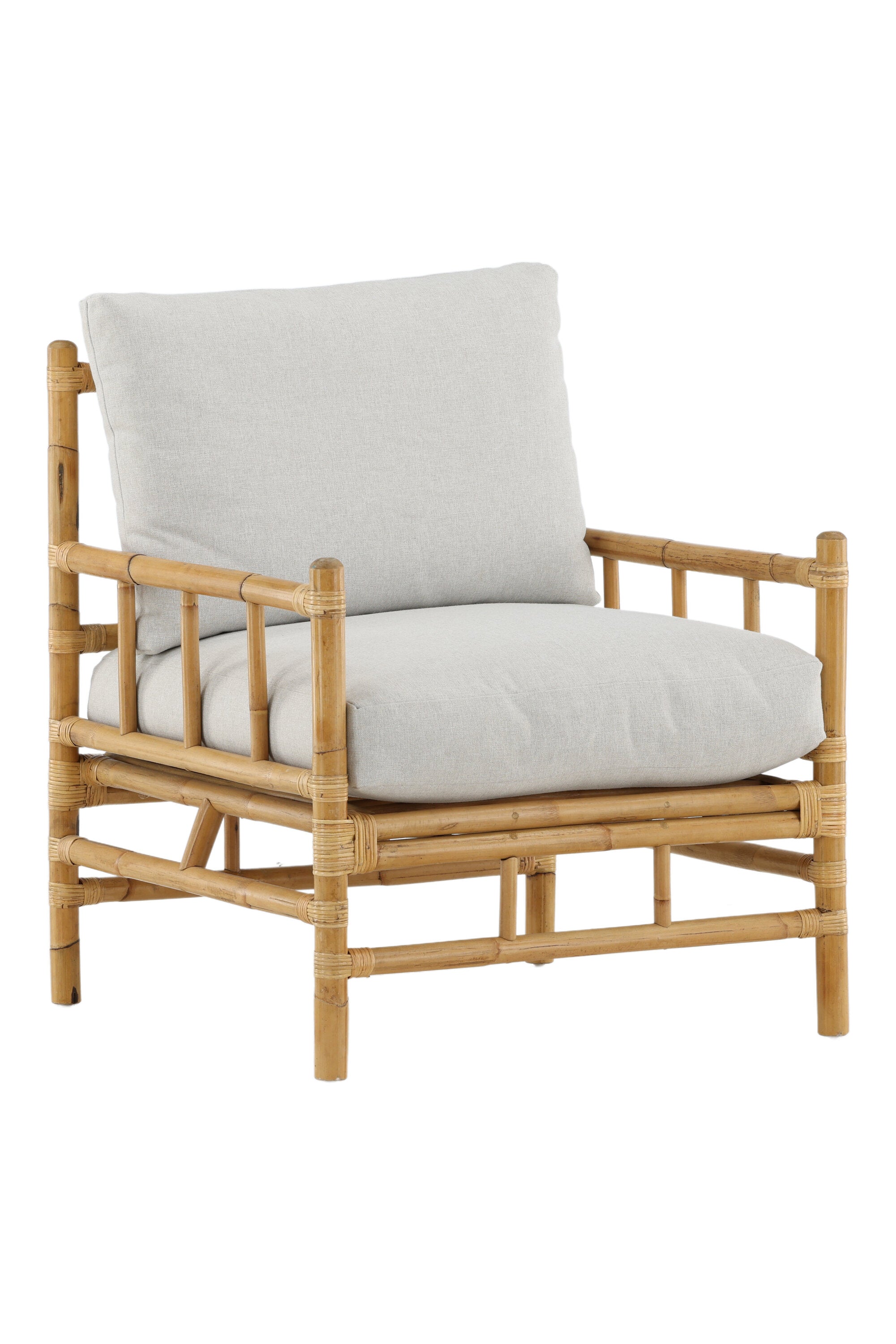 Cane Sofa Sessel in Hellgrau präsentiert im Onlineshop von KAQTU Design AG. Outdoor-Sessel ist von Venture Home
