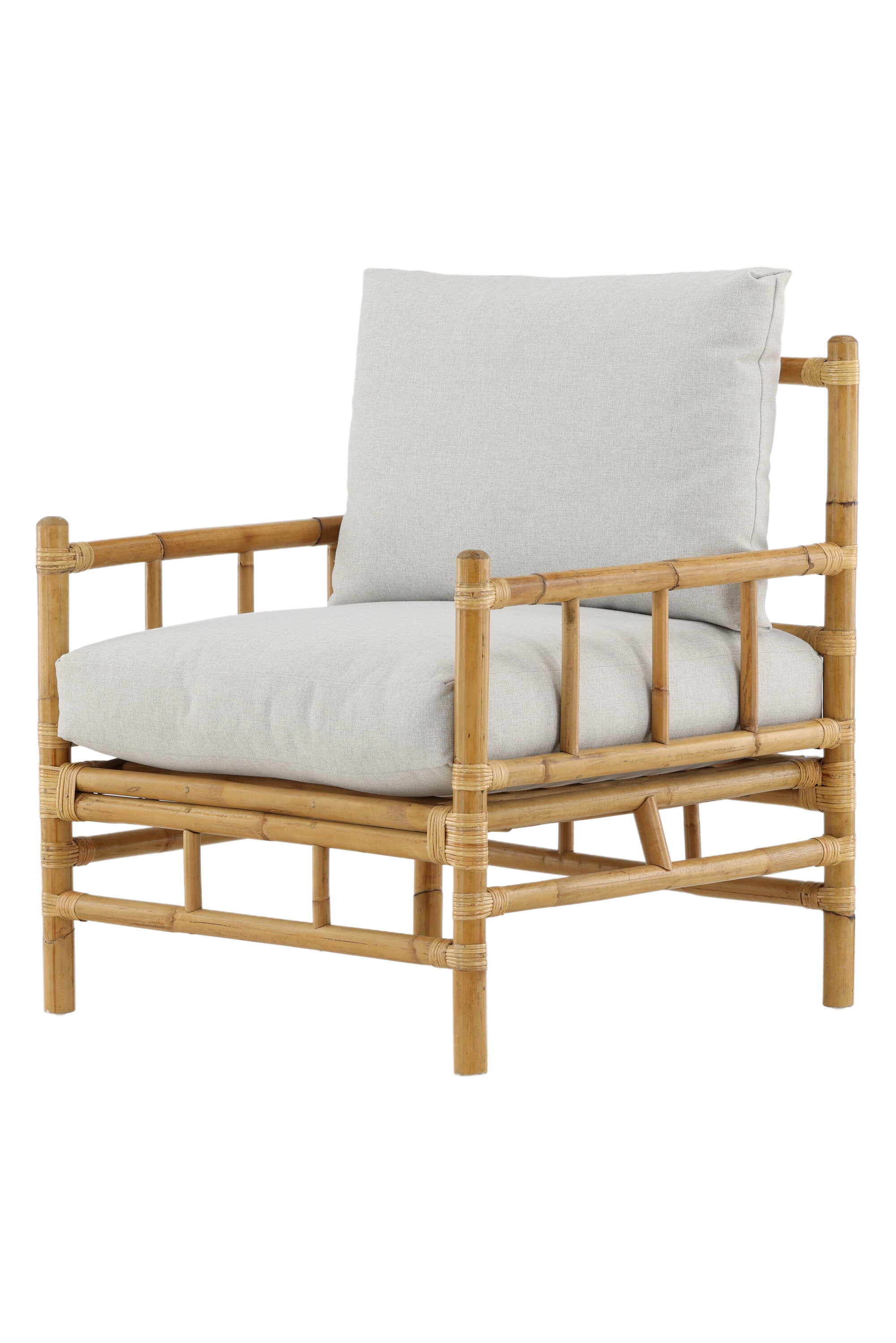 Cane Sofa Sessel in Hellgrau präsentiert im Onlineshop von KAQTU Design AG. Outdoor-Sessel ist von Venture Home