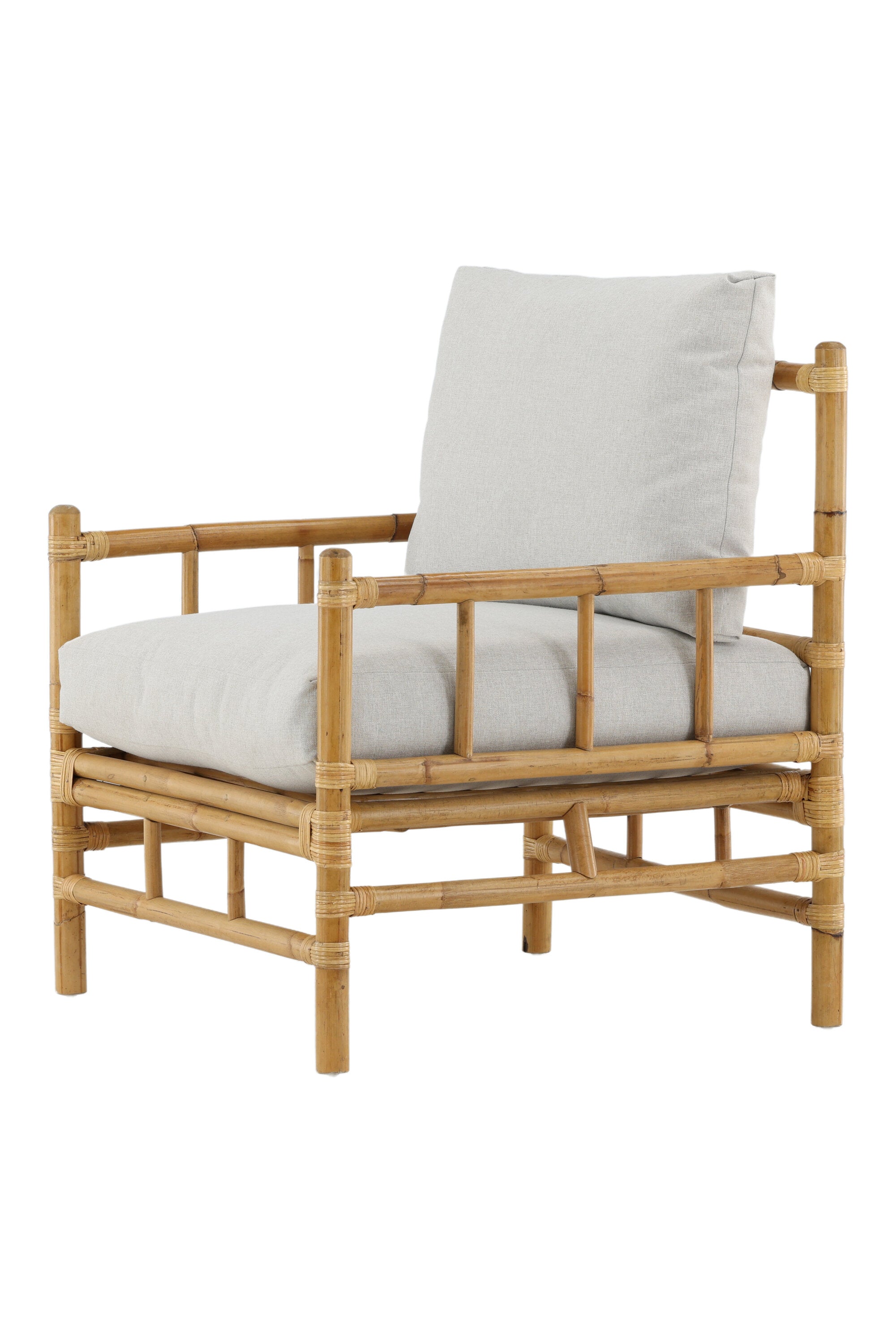 Cane Sofa Sessel in Hellgrau präsentiert im Onlineshop von KAQTU Design AG. Outdoor-Sessel ist von Venture Home