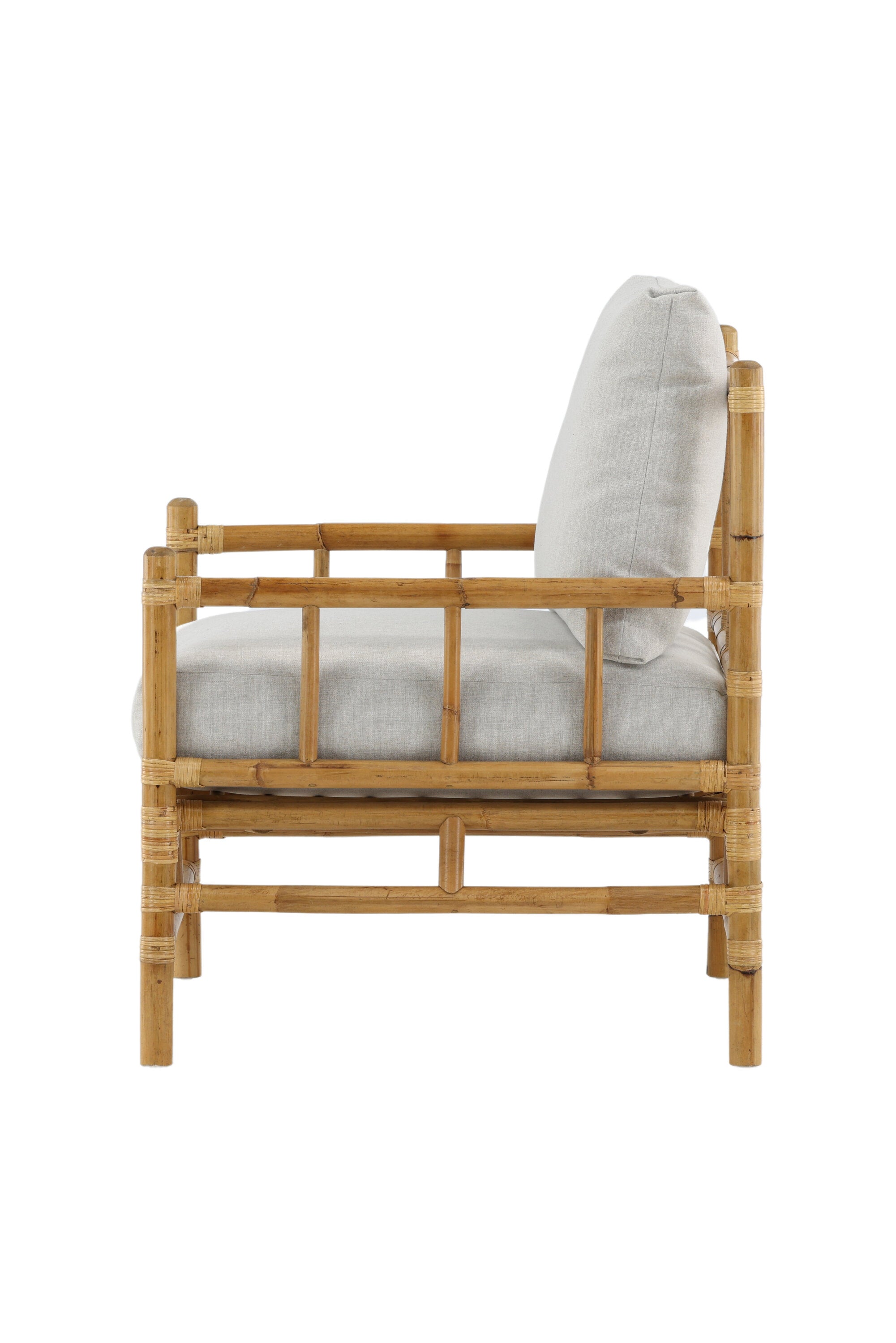 Cane Sofa Sessel in Hellgrau präsentiert im Onlineshop von KAQTU Design AG. Outdoor-Sessel ist von Venture Home