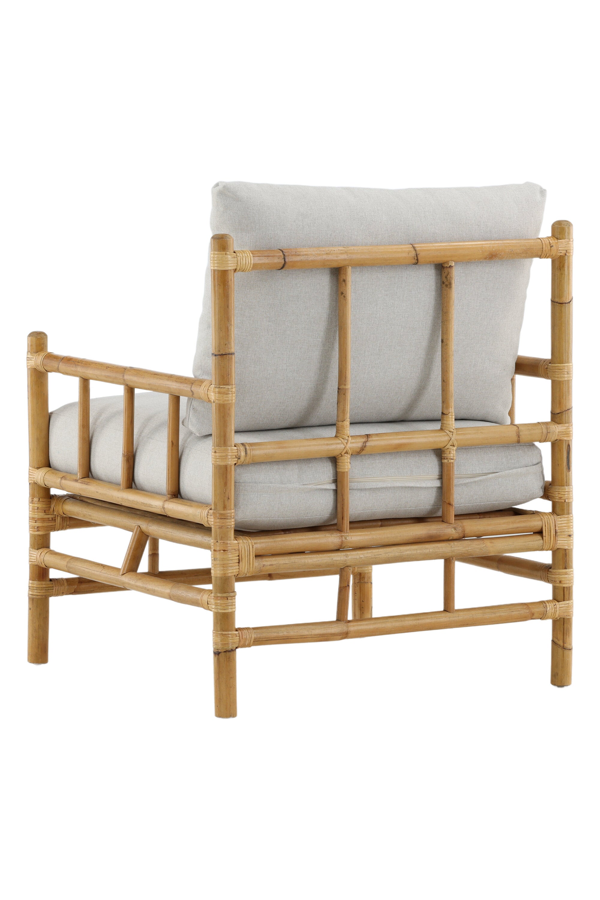 Cane Sofa Sessel in Hellgrau präsentiert im Onlineshop von KAQTU Design AG. Outdoor-Sessel ist von Venture Home
