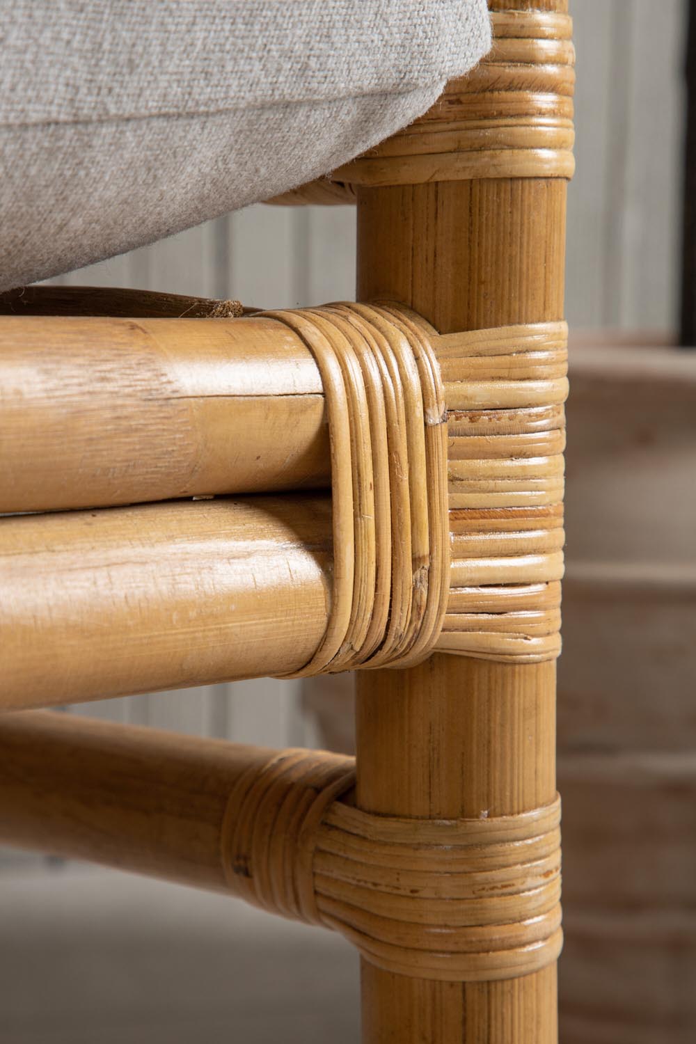 Cane Sofa Sessel in Hellgrau präsentiert im Onlineshop von KAQTU Design AG. Outdoor-Sessel ist von Venture Home