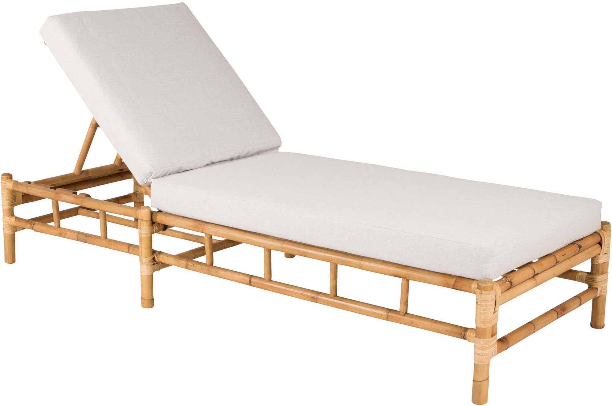 Cane Sonnenliege in Natur präsentiert im Onlineshop von KAQTU Design AG. Liegestuhl ist von Venture Home
