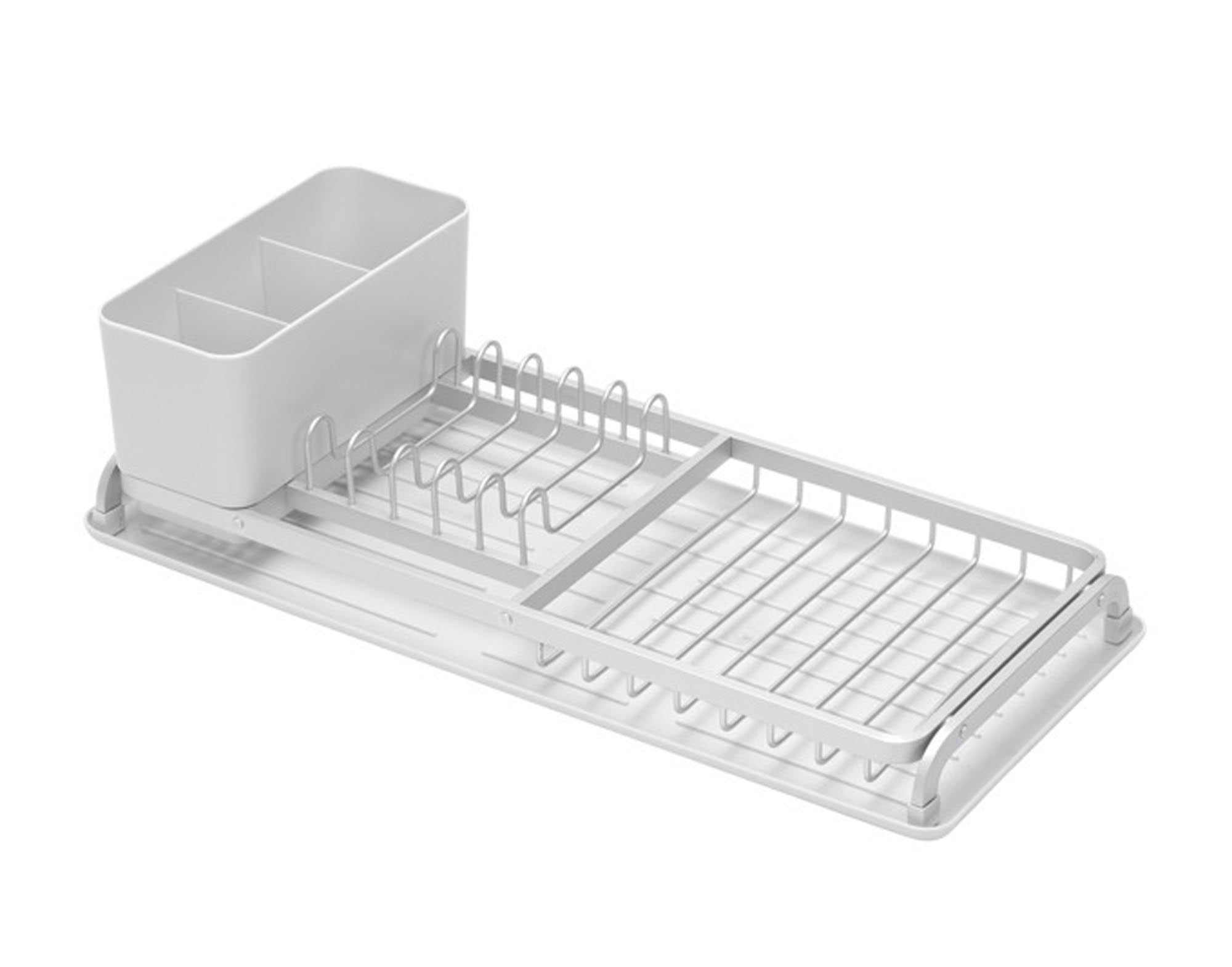 Der BRABANTIA Abtropfständer Compact SinkSide in light grey bietet effiziente, platzsparende Abtrocknung für Geschirr. Hochwertiger Edelstahl, rutschfeste Füße und elegante Optik machen ihn zum idealen Küchenhelfer.