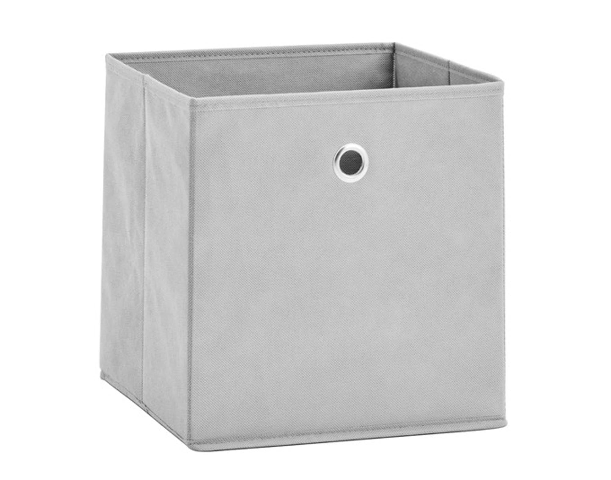 Die ZELLER Aufbewahrungsbox Vlies in hellgrau (28x28x28 cm) vereint Stil und Funktionalität. Ideal zur Aufbewahrung von Spielzeug, Kleidung und mehr.