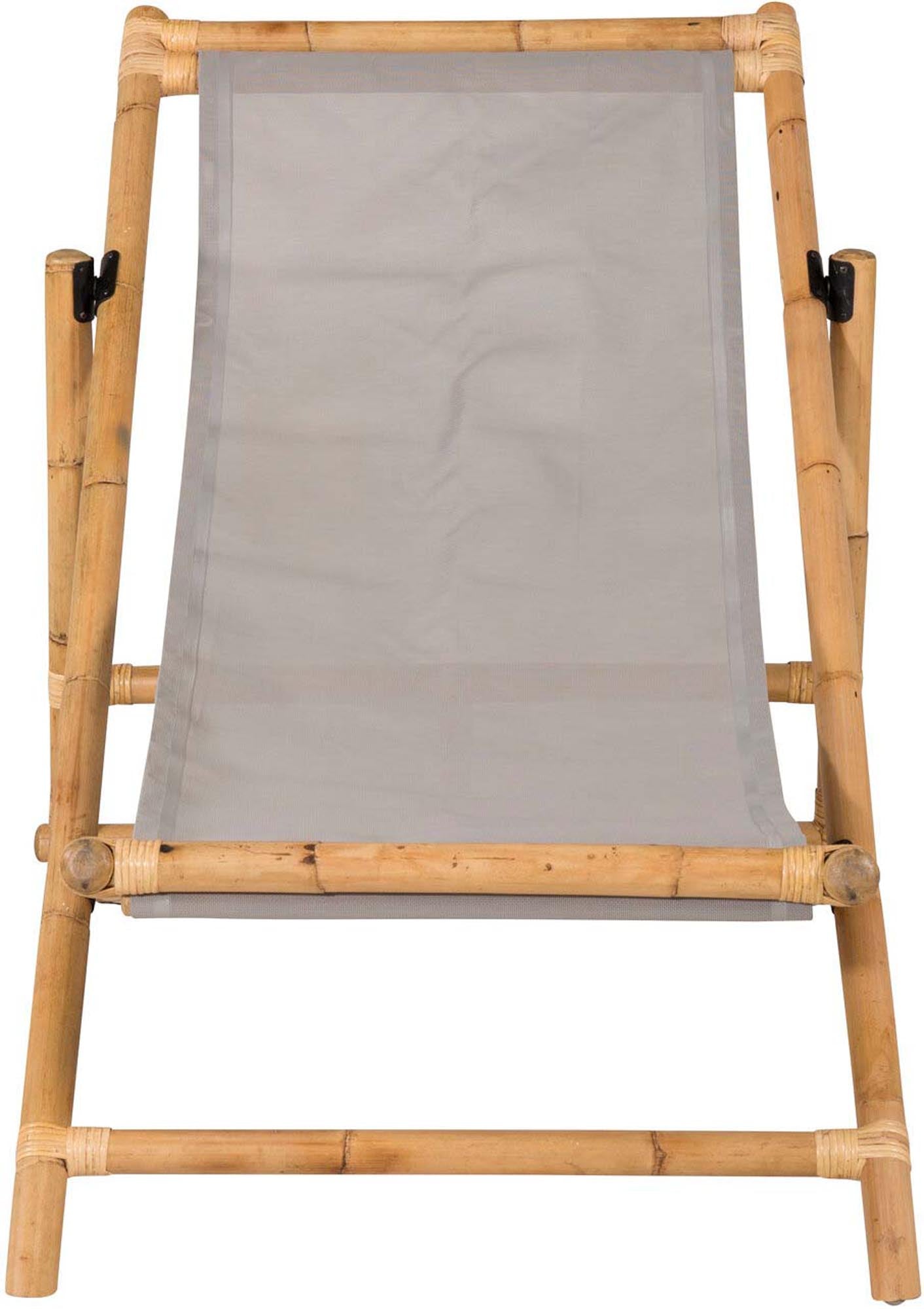 Cane Lounger klappbar in Natur präsentiert im Onlineshop von KAQTU Design AG. Liegestuhl ist von Venture Home