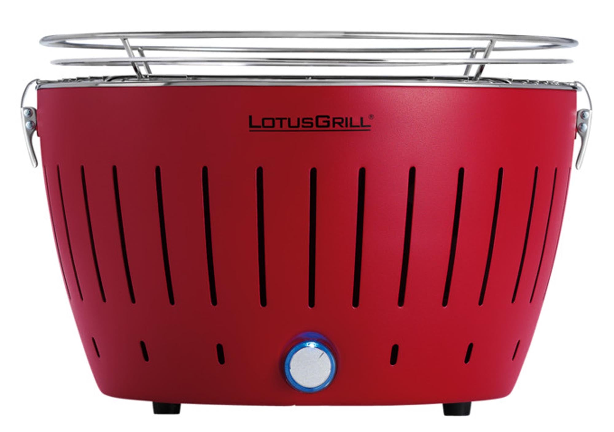 Entdecken Sie den LOTUS GRILL Holzkohletischgrill Original (ø 32 cm) – ideal für Grillabende, leicht transportierbar und mit innovativem Belüftungssystem.