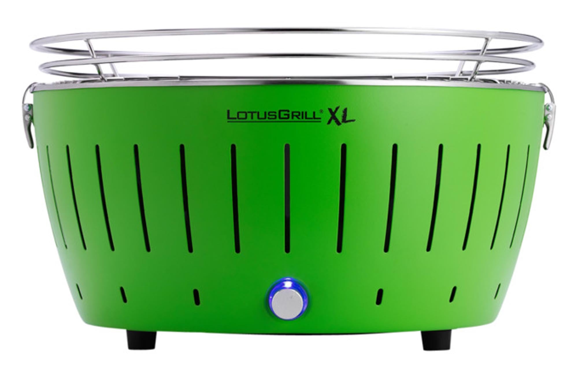 Erleben Sie den Holzkohletischgrill XL von LOTUS GRILL – perfekt für schmackhafte Grillabende ohne Rauchentwicklung, ideal für jeden Außenbereich!