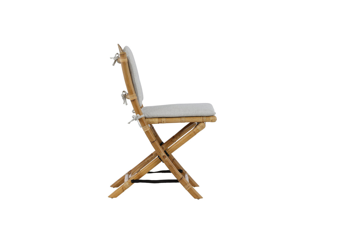 Cane Stuhl klappbar in Natur präsentiert im Onlineshop von KAQTU Design AG. Gartenstuhl ist von Venture Home