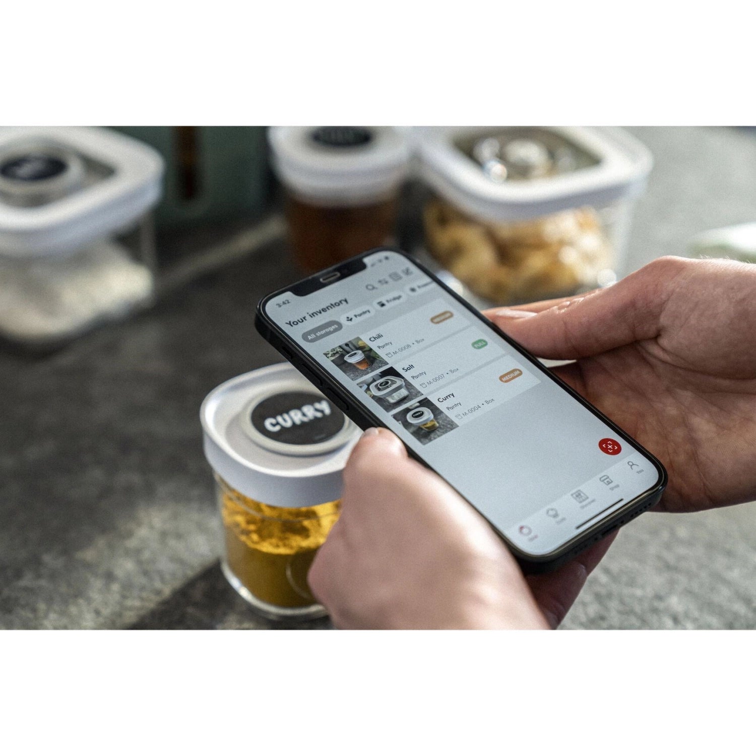 Cube S Einsatz mit Messlöffel – Ihre Lösung für eine effiziente und stilvolle Küchenorganisation. Ideal für Zwilling Behälter, robust und pflegeleicht.