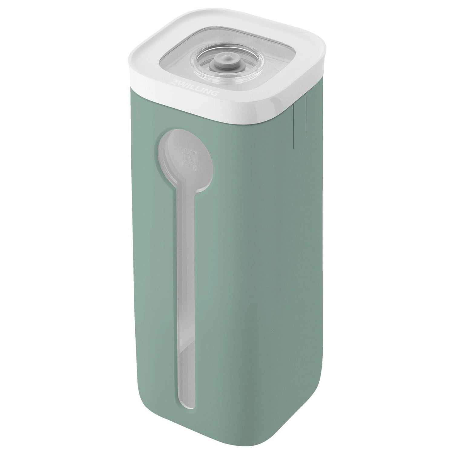 Cube Cover 3S in elegantem Salbei – stilvolle Vakuumbox von Zwilling, ideal zur Aufbewahrung und Frischhaltung von Lebensmitteln.