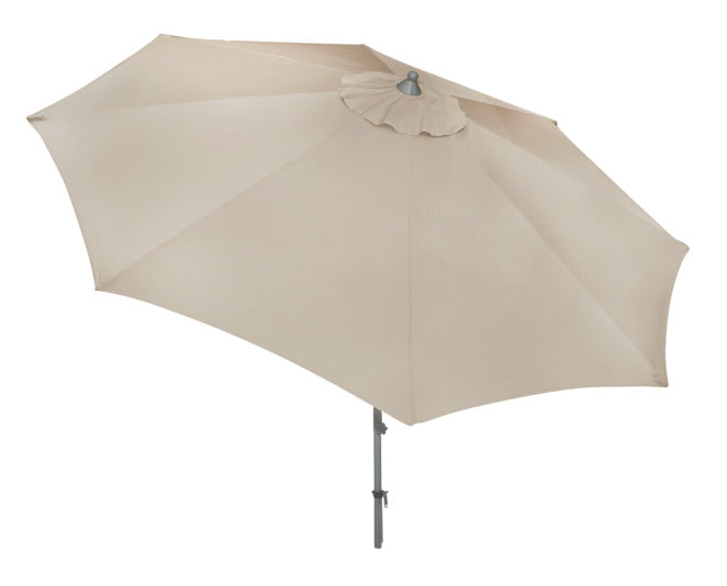 Eleganter SIENA GARDEN Sonnenschirm Pro, ø 300 cm, in natürlichem Design, idealer Schutz vor Sonne für Garten und Terrasse.