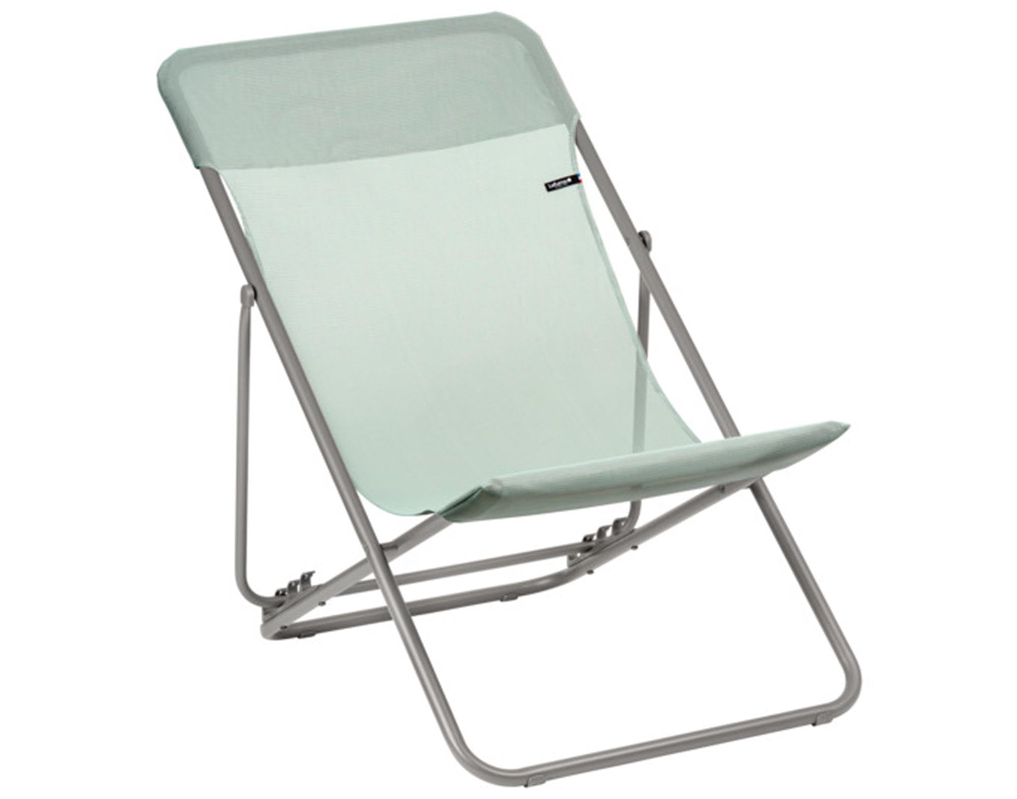 Entspannen Sie stilvoll im LAFUMA Sessel Maxi Transat teilleul. Verstellbare Rückenlehne, wetterfeste Materialien und leicht transportierbar – ideal für Garten, Terrasse und Strand.